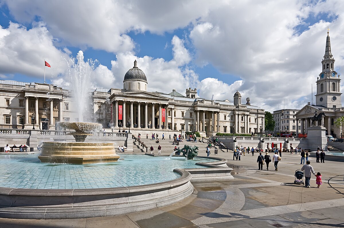 Trafalgar Square, London, West End.